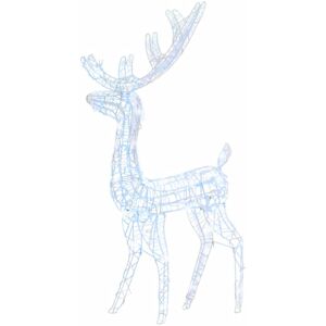 BERKFIELD HOME Mayfair Acrylic Reindeer Christmas Decoration 140 LEDs 120 cm Cold White