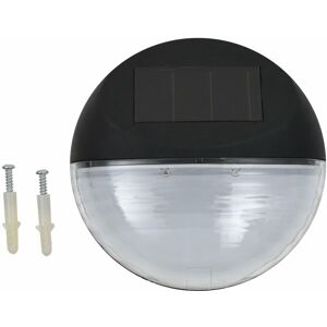 Berkfield Home - Mayfair Outdoor Solar Wall Lamps led 24 pcs Round Black