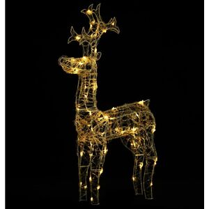 BERKFIELD HOME Mayfair Reindeer Christmas Decoration 90 LEDs 60x16x100 cm Acrylic