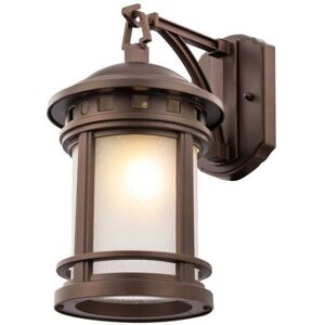 Outdoor - Salamanca Outdoor Salamanca Brown Lantern Wall Lamp IP44 - Maytoni