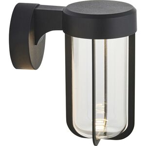 Benevento Outdoor Integrated led Wall Lamp Matt Black Finish & Clear Glass IP44 - Merano