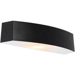 QAZQA Modern outdoor wall lamp black IP44 - Bojan - Black