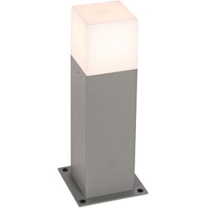 QAZQA Modern standing outdoor lamp gray 30 cm IP44 - Denmark - Grey