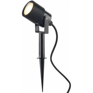 Loops - Outdoor IP65 Ground Spike Spotlight - Dimmable 5W GU10 led - Frosted Glass