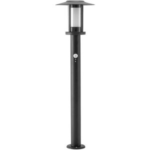 Lindby - Outdoor lights with Sensor Gregorywith motion detector (modern) in Black made of Stainless Steel from dark grey