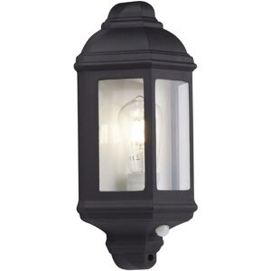 Outdoor - 1 Light Outdoor Wall Lantern Black , White IP44, E27 - Searchlight