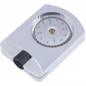 Denuotop - Portable Compact Professional Aluminum Altimeter Accurate Clinometer for Measuring Heights Slopes Angles Silver