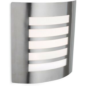 Firstlight Products - Firstlight Prince - 1 Light Wall Light Stainless Steel IP44, E27