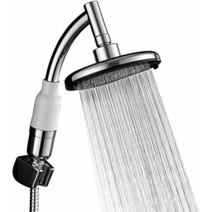 Denuotop - Detachable, hand-held, dual purpose, top spray shower head in stainless steel