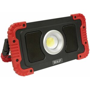 LOOPS Rechargeable Floodlight - 20W cob led - Wireless Speakers & Power Bank - 1100 lm