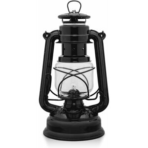 RHAFAYRE Portable Lantern, Kerosene Lantern, Oil Lamps, Classic Portable Kerosene Lamp Outdoor Camping Lights 25cm Black