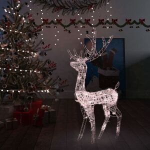 BERKFIELD HOME Royalton Acrylic Reindeer Christmas Decoration 140 LEDs 120cm Warm White