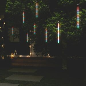 Berkfield Home - Royalton Meteor Lights 8 pcs 30 cm Colourful 192 LEDs Indoor Outdoor