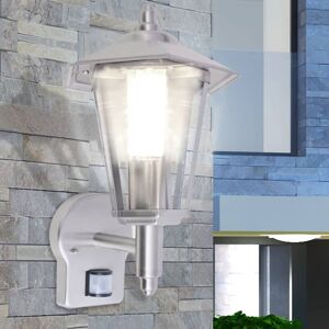 BERKFIELD HOME Royalton Outdoor Uplight Wall Lantern with Sensor Stainless Steel