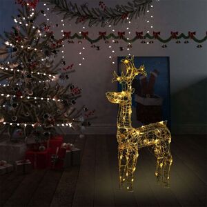 BERKFIELD HOME Royalton Reindeer Christmas Decoration 90 LEDs 60x16x100 cm Acrylic