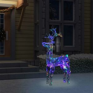 BERKFIELD HOME Royalton Reindeer Christmas Decoration 90 LEDs 60x16x100 cm Acrylic