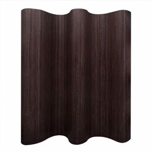 BERKFIELD HOME Royalton Room Divider Bamboo Dark Brown 250x165 cm