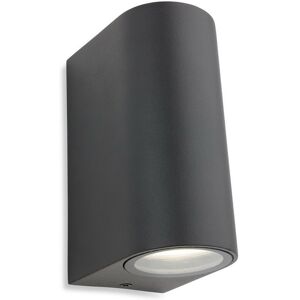 Firstlight Products - Firstlight Scenic - 2 Light Up Down Wall Light Gun Metal IP44, GU10