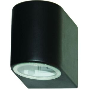 Searchlight Outdoor - 1 Light Outdoor Wall Light Black Cast Aluminium IP44, GU10