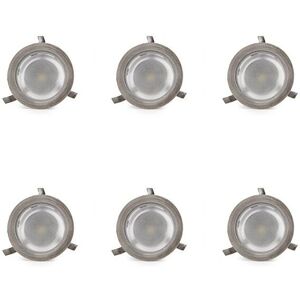 GREENICE Set 6 0.3W 30Lm Spotlights led Recessed IP54 Driver 50.000H [SC-6B105ASET] (SC-6B105ASET)