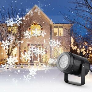 HOOPZI Snowflake Projector Lights, led Indoor Christmas Projector Lighting Lamps with Dynamic Snowfall for Christmas Decoration, Party, Halloween, Birthday,