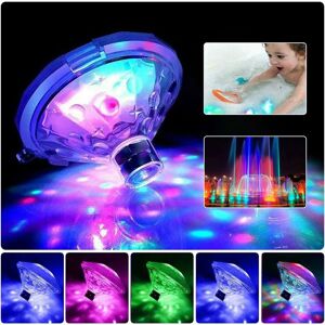 Langray - Swimming Pool Lights, Led Disco Light, Glow Floating Pool Light Waterproof Baby Bath Toy, Battery Powered 7 Lighting Modes Hot Tub Spa Lamp