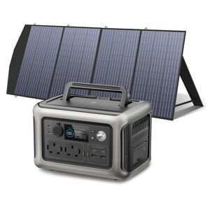 Allpowers - R600 600W Portable Power Station, 299Wh LiFeP04 Battery, Solar Generator with 1x 200W Foldable Solar Panel Included for Outdoor Camping