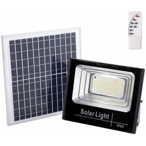 GREENICE Solar led Projector 150W 4000K Panel: 6V/15W Battery: 3.2V/10000MaH Remote Control [HO-SOLARFL-150W-01-W]