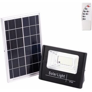 GREENICE Solar LED Floodlight 30W 4000K Panel: 6V/6W Battery: 3.2V/3000MaH Remote Control [HO-SOLARFL-30W-01-W]