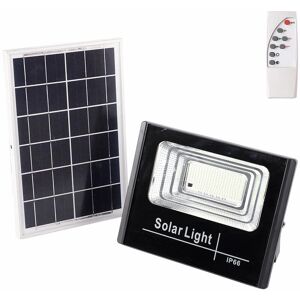 Greenice - Solar led Floodlight 45W 4000K Panel: 6V/6W Battery: 3.2V/3000MaH Remote Control [HO-SOLARFL-45W-01-W]