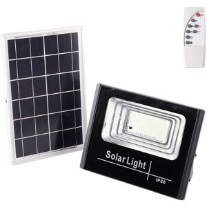 GREENICE Solar LED Floodlight 45W 6500K Panel: 6V/6W Battery: 3.2V/3000MaH Remote Control [HO-SOLARFL-45W-01]