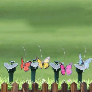 Woosien - Solar Powered Dancing Flying Butterfly Garden Yard Decoration Solar Toys