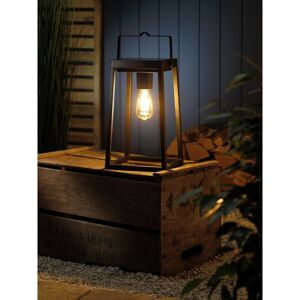 Auraglow Solar & USB Rechargeable Outdoor Lantern with bulb