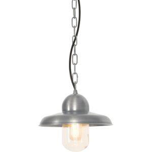 Elstead - 1 Light Outdoor Ceiling Chain Lantern Antique Nickel IP44, E27