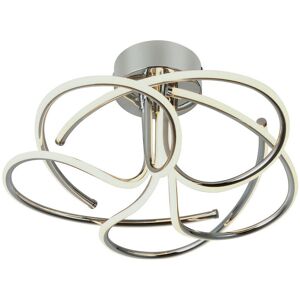 Nielsen - Stoke Modern Integrated led Swirl 5 light Fitting - chrome