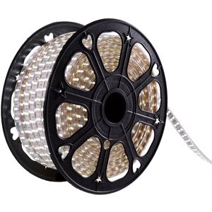 GREENICE Strip of 120 LEDs/M 500W 3000ºK SMD5050 220VAC IP65 x50M 40.000H [GR220/120/50M-WW]-Warm White