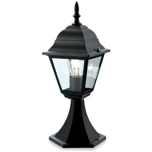 FIRSTLIGHT PRODUCTS Firstlight - 1 Light 4 Panel Lantern - Pillar Black IP43, E27