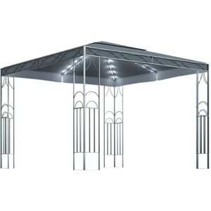 SWEIKO Gazebo with led String Lights 300x300 cm Anthracite FF3070339UK