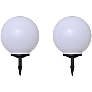 SWEIKO Outdoor Pathway Lamps 2 pcs led 40 cm with Ground Spike VDTD19852