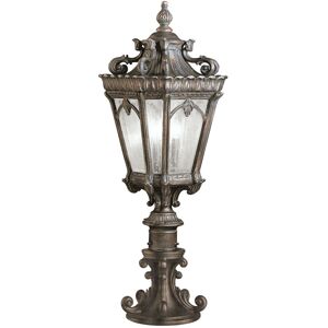 Tournai - 3 Light Large Outdoor Pedestal Light Londonderry IP44, E14 - Elstead