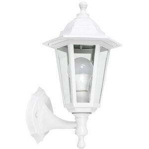 VALUELIGHTS Traditional Outdoor Security IP44 Rated Wall Light Lantern - White