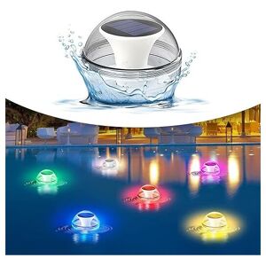 LINGHHANG 1 pcs ,Pool Lights,Floating Pool Lights,IP65 Waterproof Floating Pool Lights,Solar Power Pond Lamp with Color Changing Waterproof Ball Light for