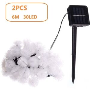 YMYNY 2.6m 30 led Solar Dandelion Lights Waterproof Solar Garland Outdoor Decorations for Christmas Wedding Party Garden Color. mumu