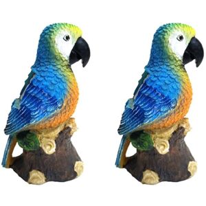 TLILY 2pcs Solar Lights Outdoor Parrot Light