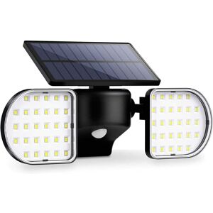GOTRAYS 360° Adjustable LED Solar Flood Light with Motion Sensor, IP65 Waterproof for Driveway Garage Yard and Garden 56 LEDs