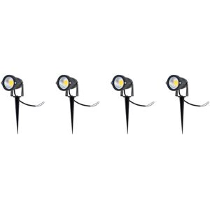 TLILY 4X IP65 Outdoor Landscape LED Lawn Light Garden Spotlight 5W 12V AC DC