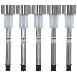 GARDEN MILE 5x White led Solar Powered Stake Lights