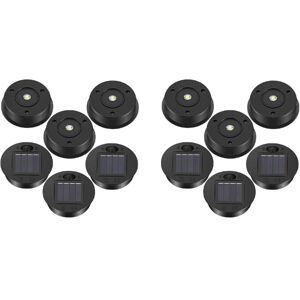 TLILY Solar Lights Replacement Top 7 Lumens Solar Lantern Parts led Panel Cover Lights for Outdoor Hanging - 12 Pcs