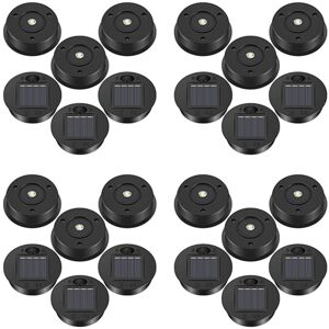 TLILY Solar Lights Replacement Top 7 Lumens Solar Lantern Parts led Panel Cover Lights for Outdoor Hanging - 24 Pcs