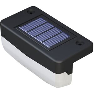 TLILY White Light Garden Landscape Step Deck Lights LED Solar Lamp Balcony Fence Outdoor Waterproof Stair Lighting 8PCS